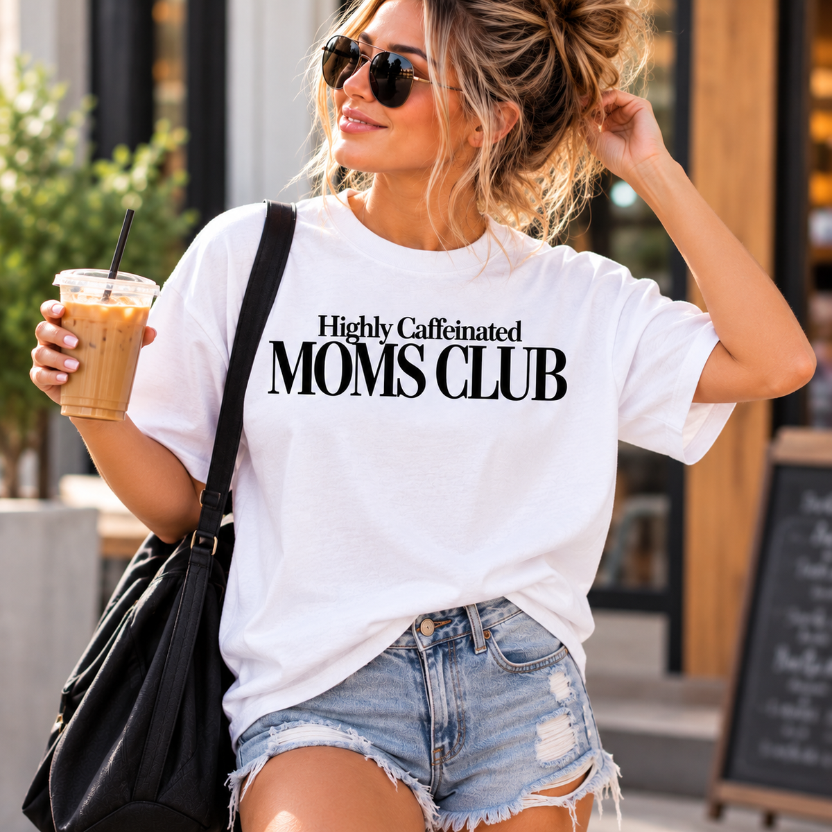 Highly Caffeinated Moms Club T-Shirt