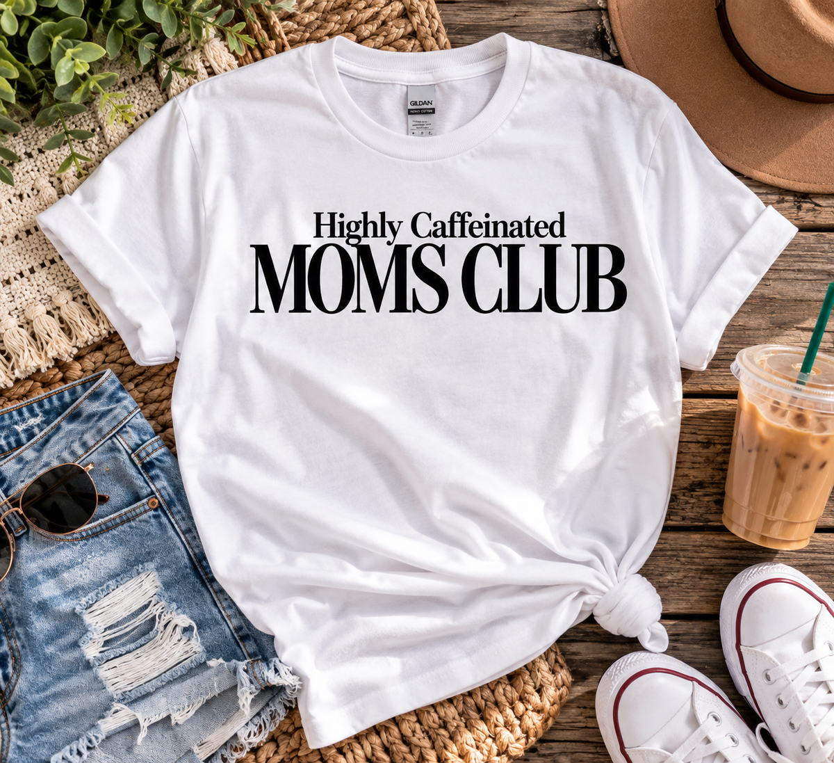 Highly Caffeinated Moms Club T-Shirt