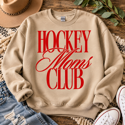 Spirit meets Cozy- Hockey Moms Club Sweatshirt