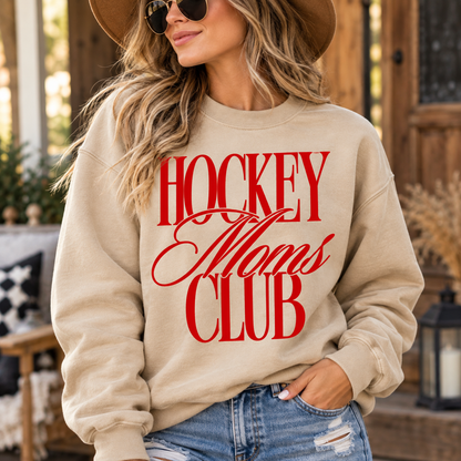 Spirit meets Cozy- Hockey Moms Club Sweatshirt