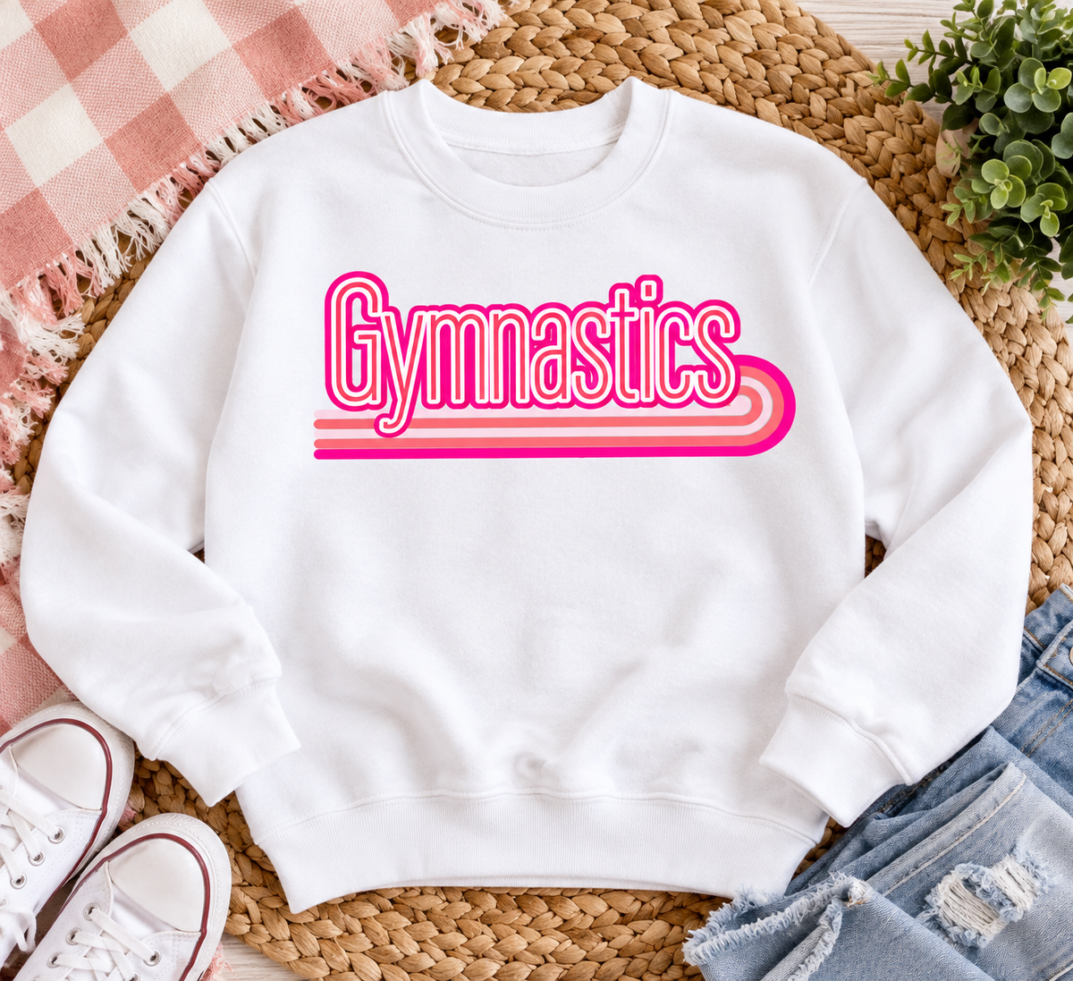Retro Gymnastics sweater (youth)