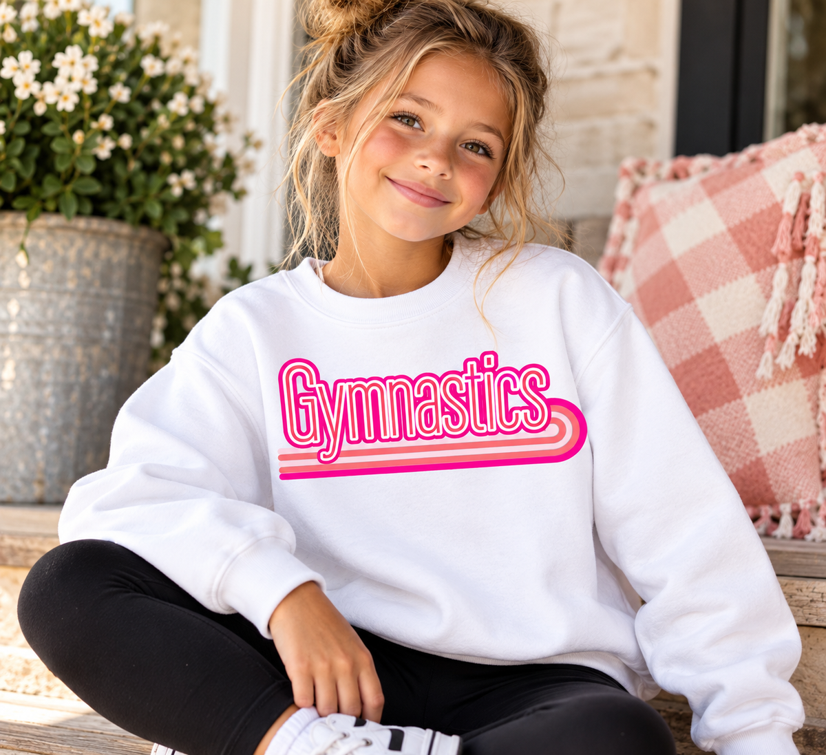 Retro Gymnastics sweater (youth)