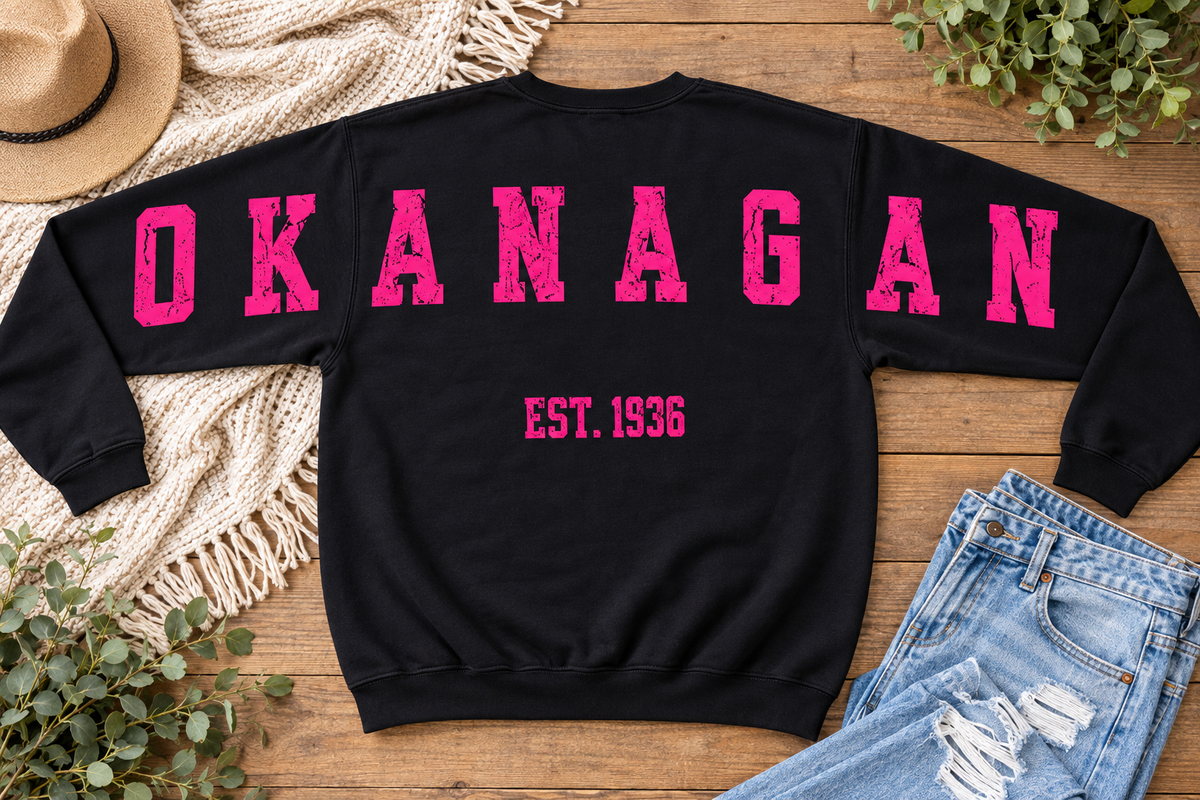 OKANAGAN EST. 1936 Varsity Sweatshirt
