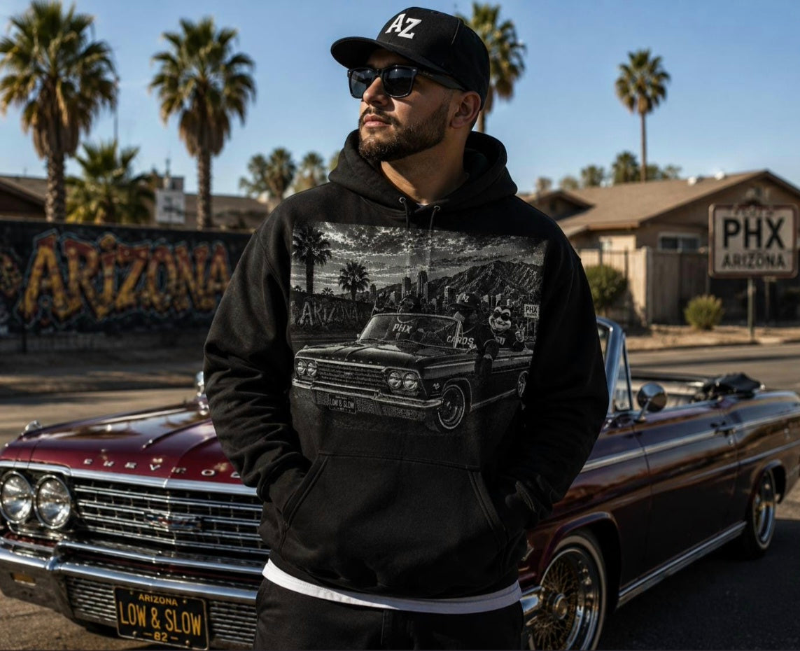 Phoenix Arizona Sports Cruising Hoodie: Graphic Hoodie