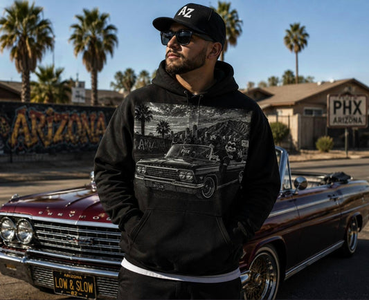 Phoenix Arizona Sports Cruising Hoodie: Graphic Hoodie