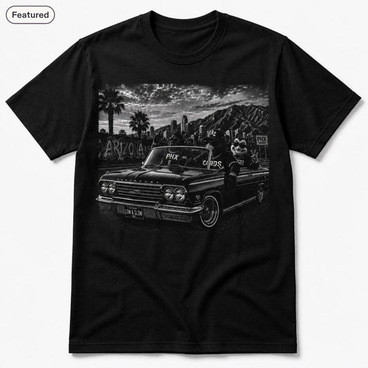 Phoenix Arizona Sports Cruising Graphic Tee: T-Shirt